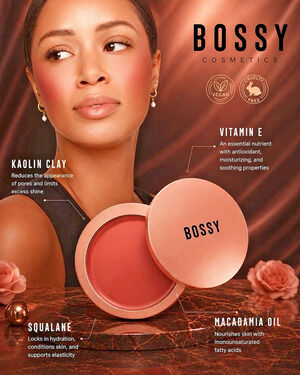Bossy Cosmetics Boss By Nature Buttery Blush in Dynamic